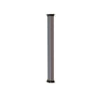 MMCONECTA - Columna aluminio doble 3m con kit accesorio embellecedor grafito