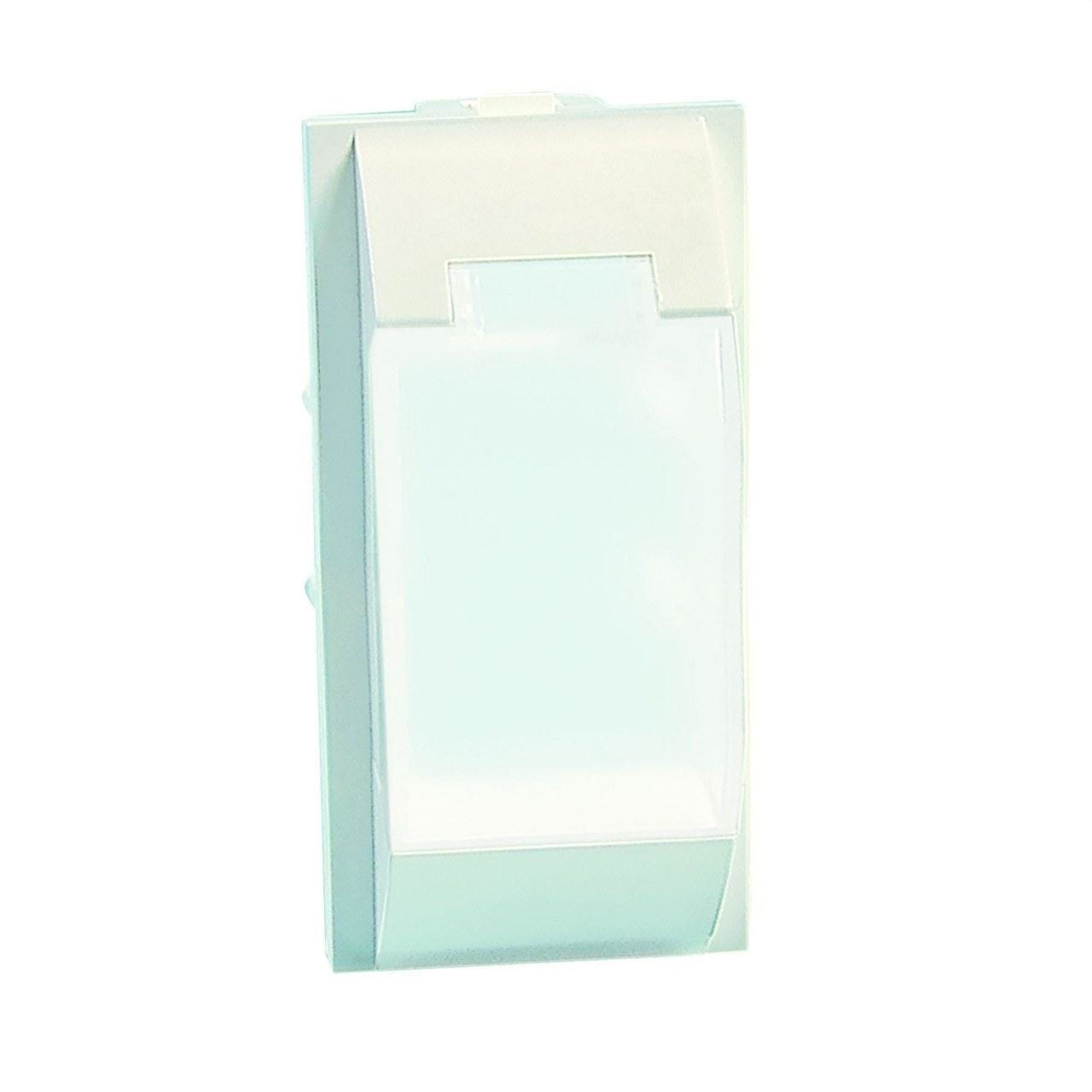 MMCONECTA - Módulo para magnetotérmico con tapa blanco nieve