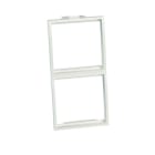MMCONECTA - Módulo adaptador para 2 huecos 45x45 anclaje lateral blanco