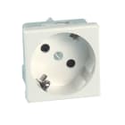 MMCONECTA - Módulo enchufe schuko de 45x45 rojo