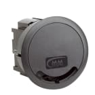 MMCONECTA - Caja de suelo para 1 módulo 90x45 gris