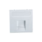 MMCONECTA - Módulo plano 45x45 sin antipolvo para 1 conector 3M Serie K blanco nieve