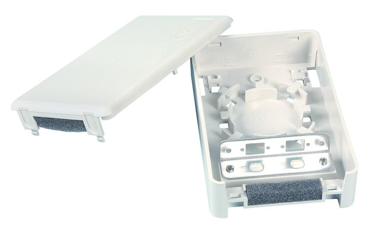 MMCONECTA - Caja fibra óptica para 2SC-2ST blanco nieve