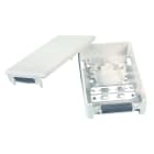 MMCONECTA - Caja fibra óptica para 2SC-2ST blanco nieve