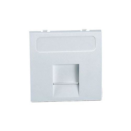 MMCONECTA - Módulo plano 45x45 con conector Nexans C5/C6 blanco nieve