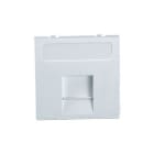 MMCONECTA - Módulo plano 45x45 con conector Nexans C5/C6 blanco nieve