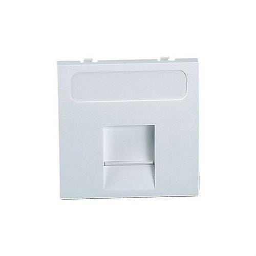 MMCONECTA - Módulo 45x45 con 2 conectores Nexans C5/C6 blanco nieve