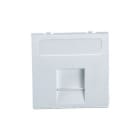 MMCONECTA - Módulo 45x45 con 2 conectores Nexans C5/C6 blanco nieve