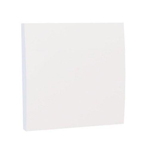 MMCONECTA - Módulo plano de 45x45 ciego blanco nieve