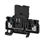 WEIDMULLER - Borne portafusibles AFS 4 2C BK/BL negro
