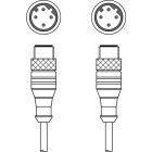 LEUZE - CABLE DE INTERCONEXIÓN KSS ET-M12-4A-M12-4A-P7-050