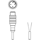 LEUZE - CABLE DE CONEXIÓN KS PB-M12-4A-P3-050