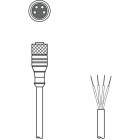 LEUZE - CABLE DE CONEXIÓN KD U-M8-4A-V1-150