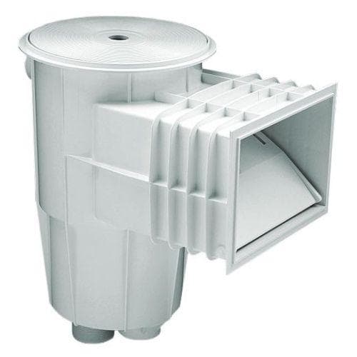 ASTRALPOOL - Skimmer 15l boca stándar tapa circular presión blanco