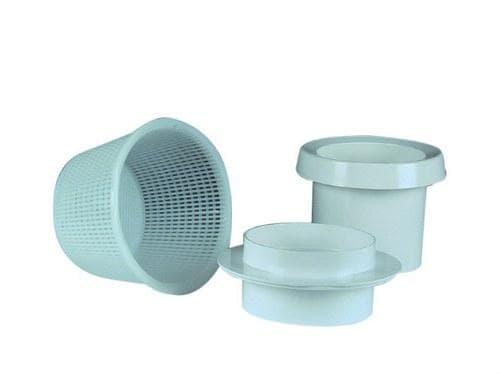 ASTRALPOOL - Conjunto flotador con cesto en ABS blanco para 15l