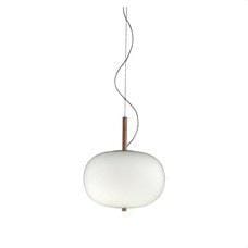 LEDS-C4 - Luminaria colgante ILARGI 20xled 21.4W blanco madera clara