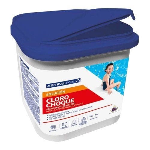 ASTRALPOOL - DICLORO GRANULADO 55(EN BOTE 5KG)
