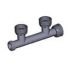 CEPEX - COLECTOR PVC-U 2 SALIDAS UP.26.MFD.2OUT