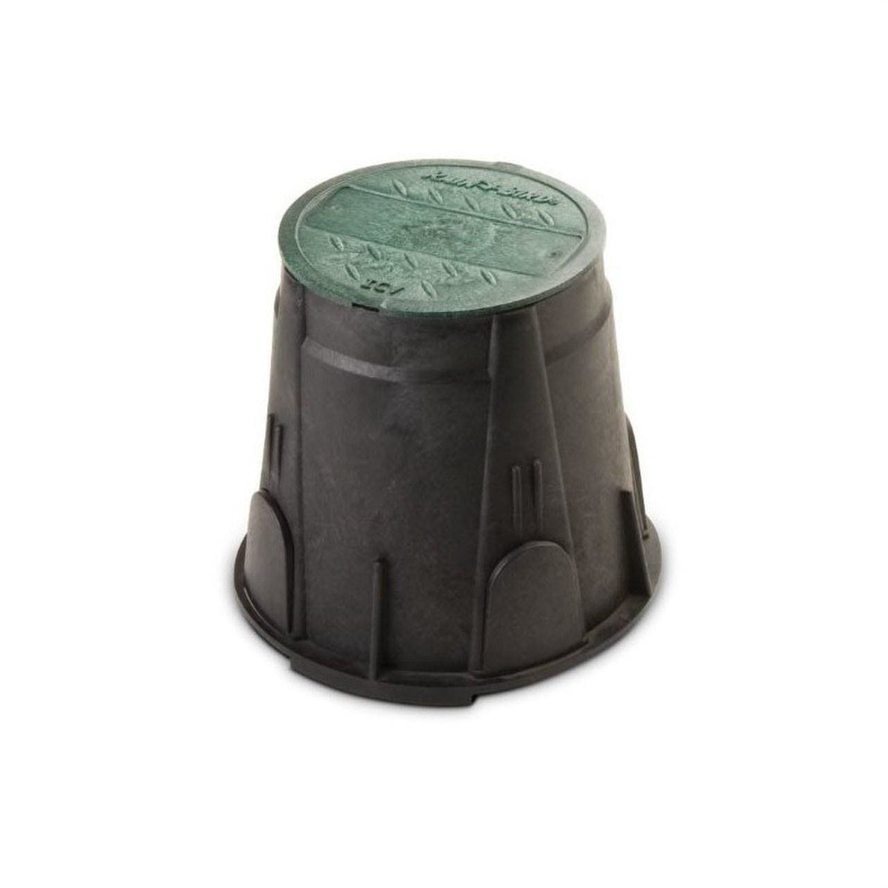 CEPEX - Arqueta redonda 7" cuerpo negro tapa verde
