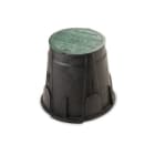 CEPEX - Arqueta redonda 7" cuerpo negro tapa verde