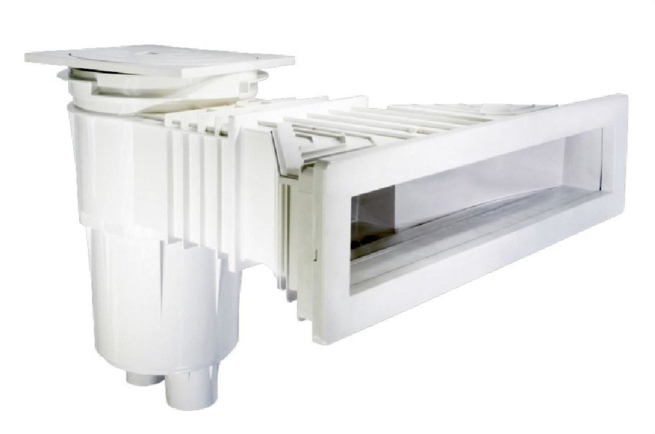 ASTRALPOOL - Skimmer NORM para piscina sin insertos 17,5l blanco