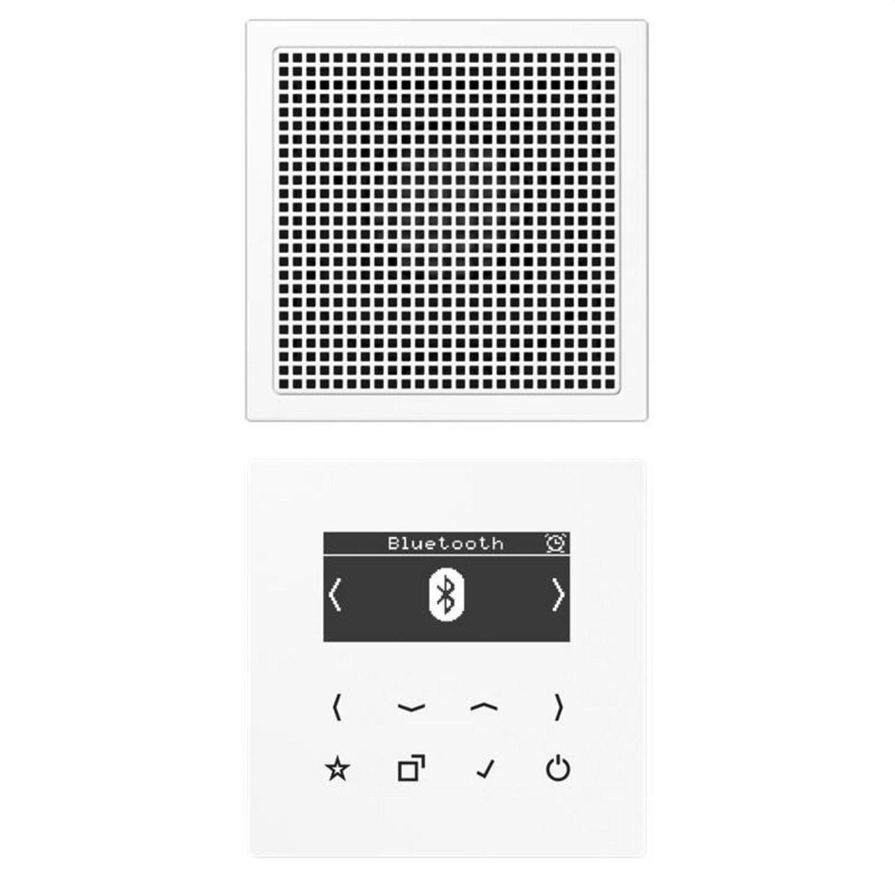 JUNG - Smart radio DAB+bluetoothkit mono S LS altavoz blanco alpino