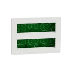 Schneider Electric - Centralización empotrar 2x8 módulos blanco activo