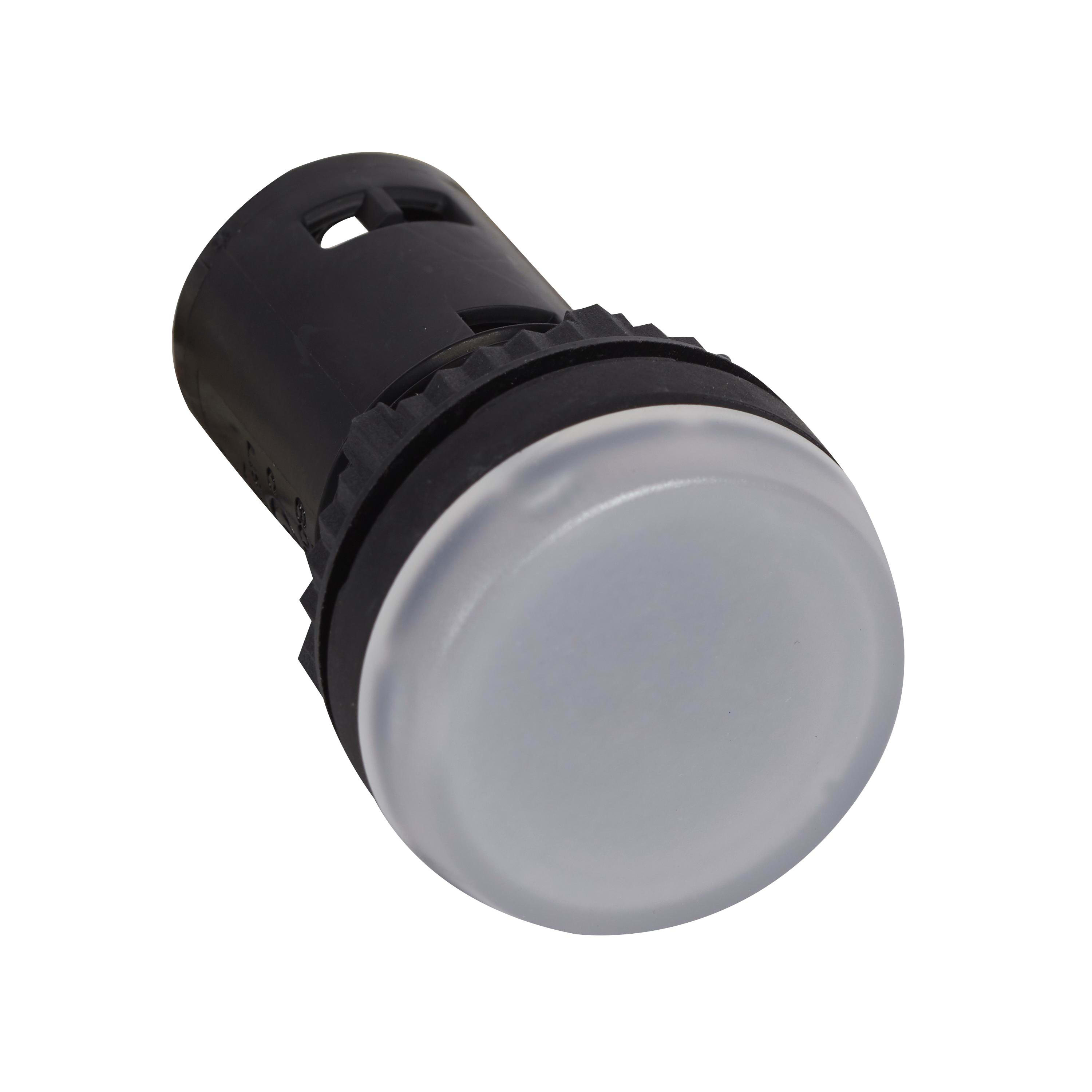 LEGRAND - Indicador luminoso monobloque con LED integrado IP69 Osmoz completo - blanco - 24V~ o 24V=