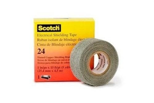 3M MERCADOS ELECTRICOS - Cinta Scotch 24 4,5x12,5 apantallada cobre