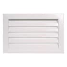 AIRZONE - Rejilla retorno lamas grande clip 250x100mm blanco
