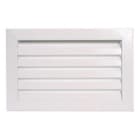 AIRZONE - Rejilla retorno lamas grande clip 400x150mm blanco