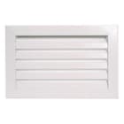 AIRZONE - Rejilla retorno lamas grande clip 400x200mm blanco