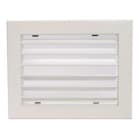 AIRZONE - Rejilla retorno clip con regulación 200x100mm blanco