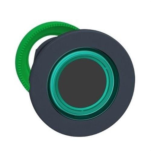 Schneider Electric - Cabeza pulsador FLUSH luminoso verde LED anillo luminoso