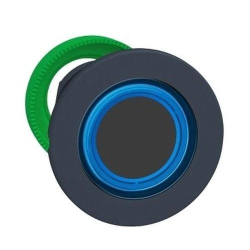 Schneider Electric - Cabeza pulsador FLUSH luminoso azul LED anillo luminoso