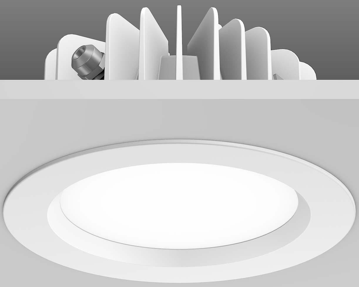 RZB - DOWNLIGHT LEDONA ECO ROUND LED 25,7W BL