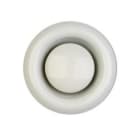 AIRZONE - Boca extracción fijación tornillo diámetro 100mm blanco