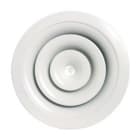 AIRZONE - DIFUSOR CIRCULAR CON PUENTE 250MM BLANCO