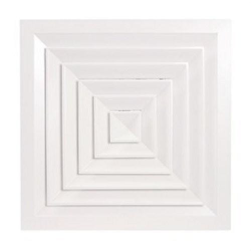 AIRZONE - Difusor cuadrado con puente diámetro 375mm blanco