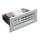 AIRZONE - Rejilla doble deflexión pestillos motor 350x100mm blanco