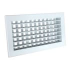 AIRZONE - Rejilla horizontal/vertical clip con regulación 350x150mm blanco