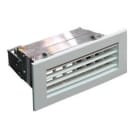 AIRZONE - Rejilla doble deflexión pestillos motor 400x100mm blanco
