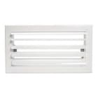AIRZONE - Rejilla 1 direcciones clip regulación 200x100mm blanco