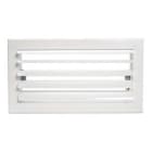 AIRZONE - Rejilla motorizado 1 direcciones clip 400x150mm blanco