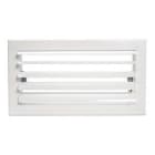 AIRZONE - Rejilla 1 direcciones clip regulación 400x150mm blanco