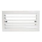 AIRZONE - Rejilla motorizado 1 direcciones tornillo 400x150mm blanco