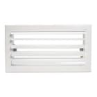 AIRZONE - Rejilla 1 direcciones clip 300x100mm blanco