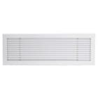 AIRZONE - Rejilla lineal deflexión vertical clip 500x100mm blanco