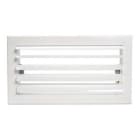 AIRZONE - Rejilla 1 direcciones clip regulación 500x150mm blanco