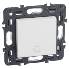 LEGRAND - Pulsador Valena Next - con símbolo de campana - 6A - 230V~ - Blanco